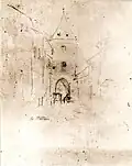 Linzertor, Friedrich Gauermann, 1825