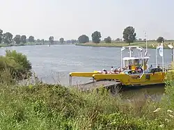 Ferry at the village of Lith
