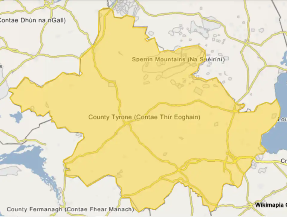Orritor is located in County Tyrone