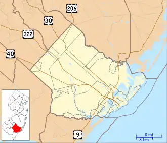 Atlantic County Courthouse is located in Atlantic County, New Jersey