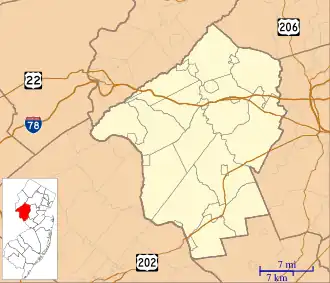 Hunterdon County Courthouse is located in Hunterdon County, New Jersey