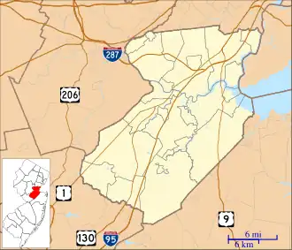 Thomas Alva Edison Memorial Tower and Museum is located in Middlesex County, New Jersey
