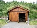 Reconstructed Viking-era smithy