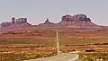 Castle Rock left, Brighams Tomb to right