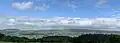 A view from the northern section of Longridge golf course across the Vale of Chipping to Parlick and Fair Snape Fell