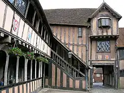 Courtyard of the hospital