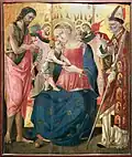 Madonna and Child, Angels and Saints