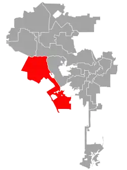 Map of the district