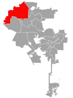 Map of the district