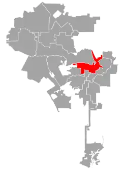Map of the district