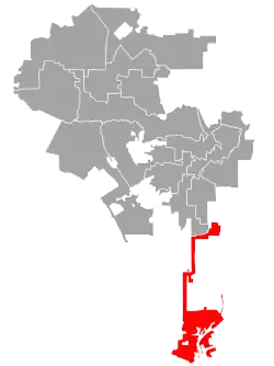 Map of the district