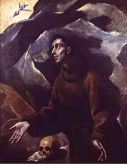 17th century canvas displayed in the museum's art gallery