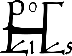 Louis the Blind's signature
