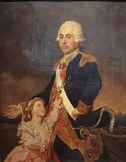 Auguste-Louis de Rossel de Cercy (1736-1804), self-portrait