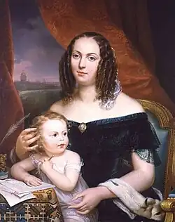 Louise Colet and Henriette by Adèle Grasset