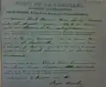 19th century Notarial document from St. Martinville