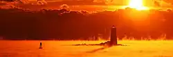 Whaleback Light circa 2009 - winter sunrise