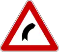 Curve to right