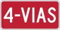 R1-3 4-Way (plaque)