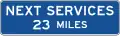 D9-17P Next services (distance) (plaque)