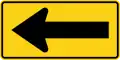 W1-6 (I) Arrow