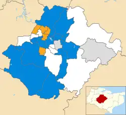 2011 results map