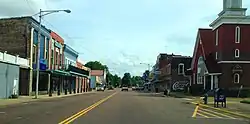Main Street in Water Valley is listed on the National Register of Historic Places