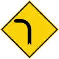 Curve to the left
