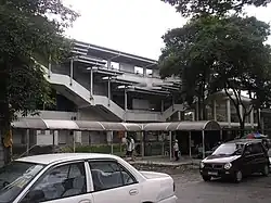 The Maluri LRT station from the exterior, as taken in 2007.