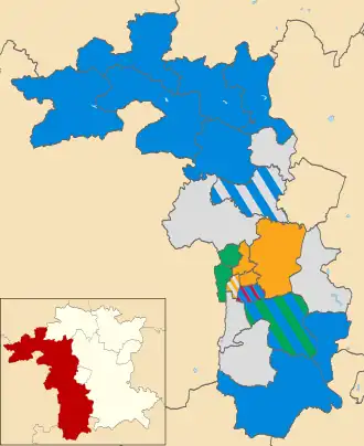 2019 results map