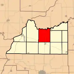 Location in Cass County