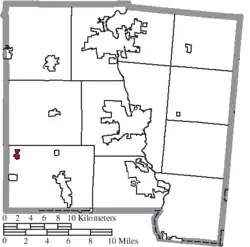 Location of Laura in Miami County