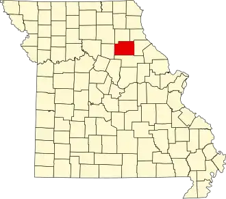 A state map highlighting Monroe County in the northeastern part of the state.
