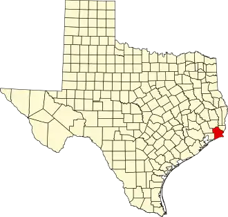 State map highlighting Jefferson County