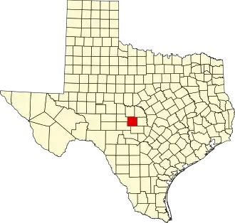 State map highlighting Mason County