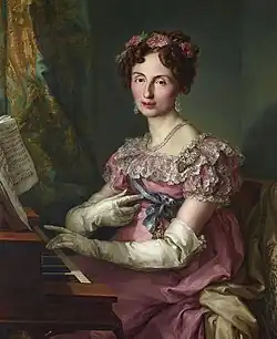 Princess Amalie of Saxony, 1825