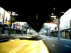 The Market–Frankford Line in the Kensington section of Philadelphia