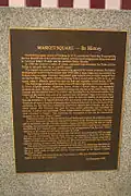 Plaque detail history of Geelong's Market Square