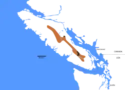 Map of range