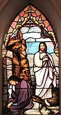 Mary of Magdala at the Empty Tomb