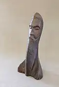 Moses, 1934. Terracotta, painted. 18.5&nbsp;×&nbsp;8 x 5 in. Photo by Will Taylor. Collection of Jay Lagemann.