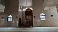The main prayer hall of Masjid Khalid during early hours.
