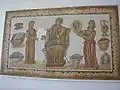 Sidi Ghrib:Matron on the toilet mosaic
