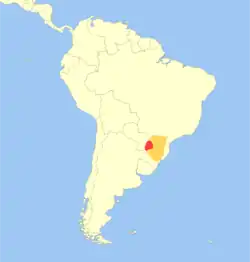 Map of range