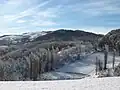 Mountain Medvednik in winter