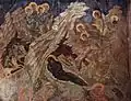 Byzantine fresco from Mistra, Greece, mid-14th century