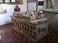 Memorial in St Leonard's Church, Rockingham, erected by Lewis Watson, 1st Baron Rockingham (1584–1653) after the Civil War