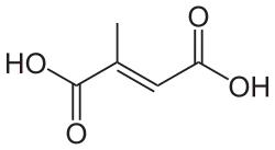HO2CCH=C(CH3)CO2H