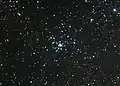 Open cluster Messier 21 in Sagittarius imaged by John Saunders