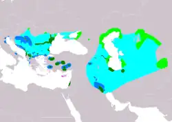 Map of range